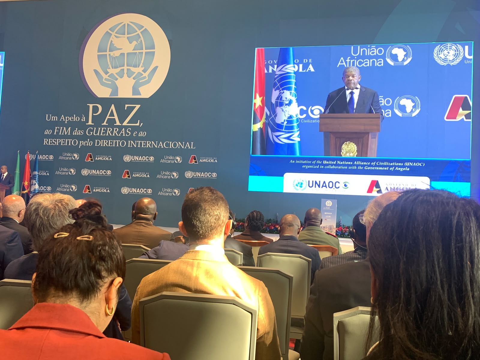 Tổng thống Cộng hòa Angola João Manuel Gonçalves Lourenço phát biểu tại Hội nghị.